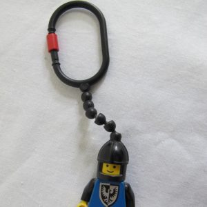 Keychain minifigure knight blue attire Black Falcomn - Image 5