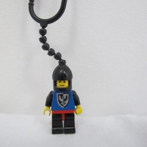 Keychain minifigure knight blue attire Black Falcomn - Image 7