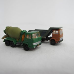 Two Heavy Duty Trucks, Cement and Dump
