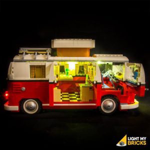 Light My Bricks (LMB) Light kit for LEGO # 10220 Volkswagen T1 Camper Van - Image 4
