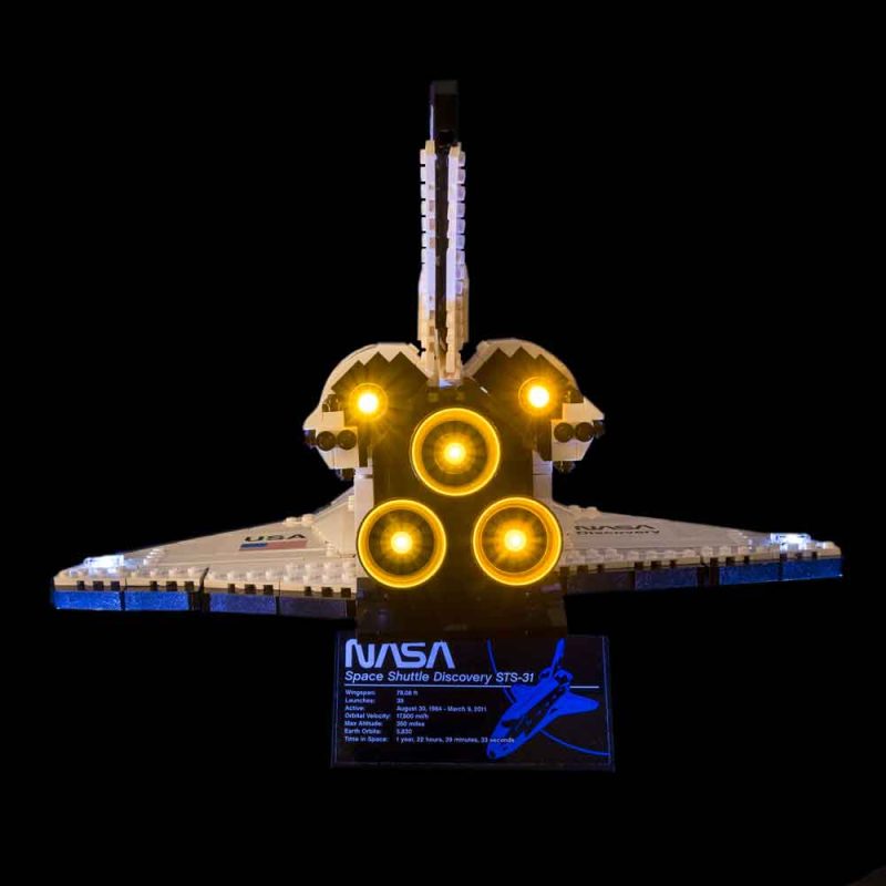 Light My Bricks (LMB) Light kit for LEGO # 10283 NASA Space Shuttle Discovery - Image 4