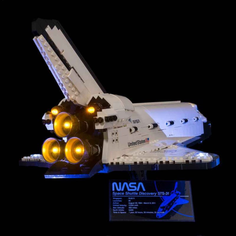 Light My Bricks (LMB) Light kit for LEGO # 10283 NASA Space Shuttle Discovery - Image 6