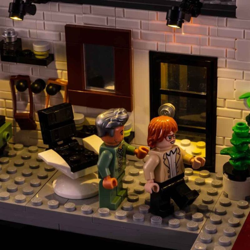 Light My Bricks (LMB) Light kit for LEGO # 10291 Queer Eye The Fab 5 Loft - Image 6