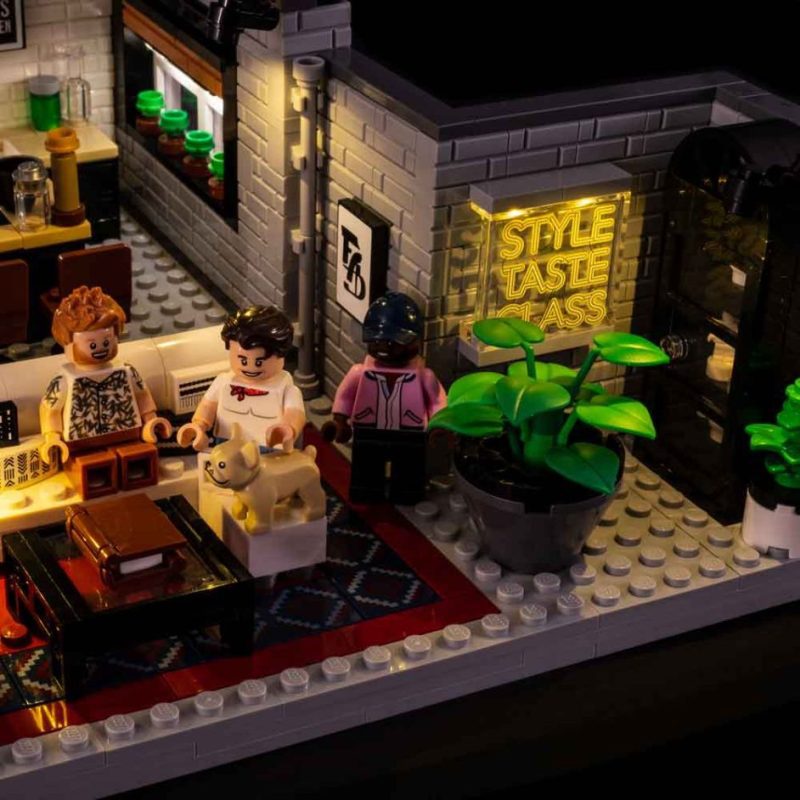 Light My Bricks (LMB) Light kit for LEGO # 10291 Queer Eye The Fab 5 Loft - Image 2