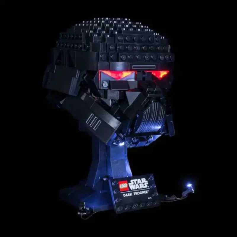 Light My Bricks (LMB) Light kit for LEGO # 75343 Dark Trooper Helmet - Image 4