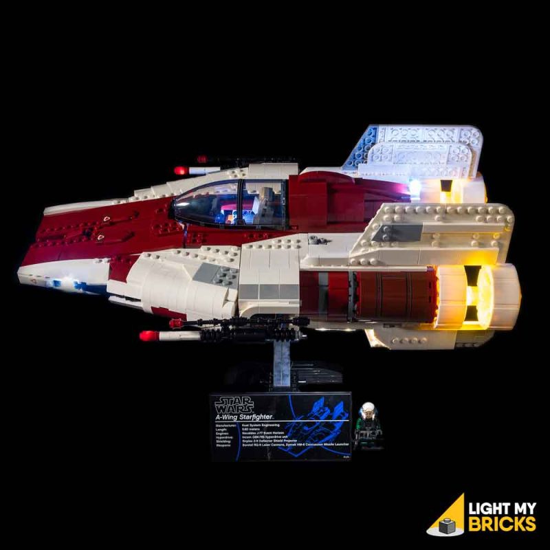 Light My Bricks (LMB) Light kit for LEGO # 75275 Star Wars UCS A-Wing Starfighter - Image 4