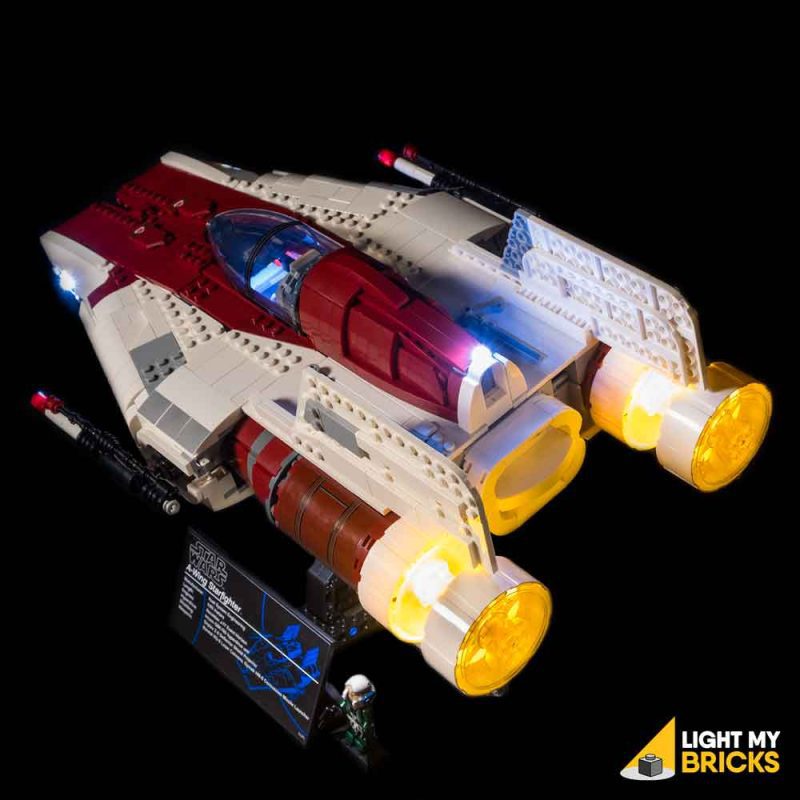 Light My Bricks (LMB) Light kit for LEGO # 75275 Star Wars UCS A-Wing Starfighter - Image 5