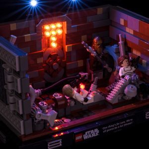 Light My Bricks (LMB) Light kit for LEGO # 75339 Death Star Trash Compactor Diorama - Image 6