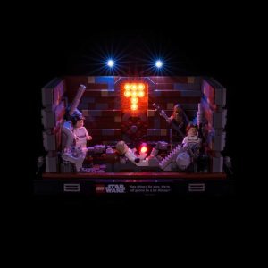 Light My Bricks (LMB) Light kit for LEGO # 75339 Death Star Trash Compactor Diorama - Image 2