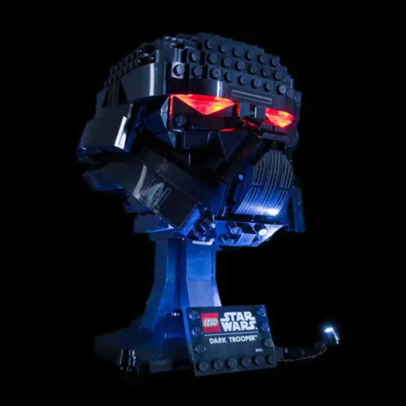 Light My Bricks (LMB) Light kit for LEGO # 75343 Dark Trooper Helmet - Image 2