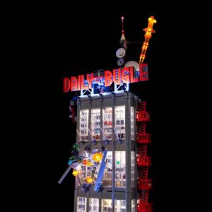 Light My Bricks (LMB) Light kit for LEGO # 76178 Daily Bugle - Image 10