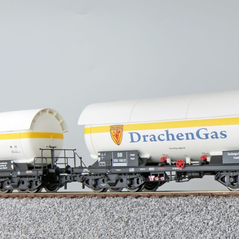 Gas tank car set ZAG 620, Westfalengas and Drachengas