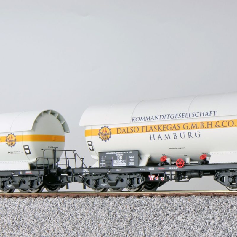 Gas tank car set ZAG 620, 2 * Dalsö