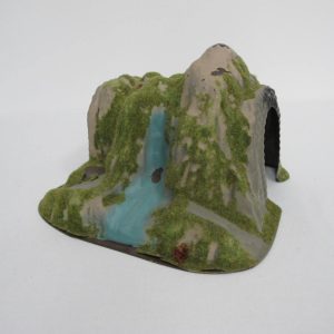 Straight Single Track Tunnel with Waterfall - Image 7