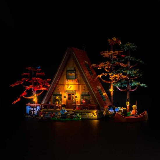 21338 Light my Bricks A-Frame Cabin