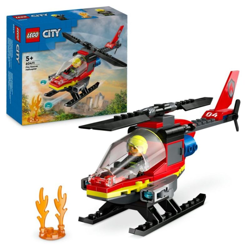 Lego City 60411 Fire Rescue Helicopter