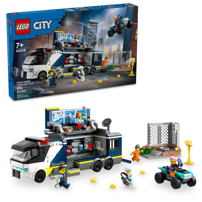 Lego City 60418 Police Mobile Crime Lab Truck