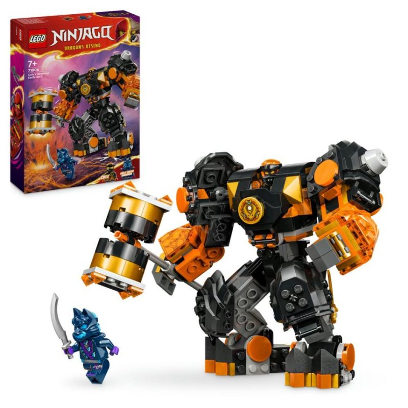 Lego Ninjago 71806 Cole's Elemental Earth Mech