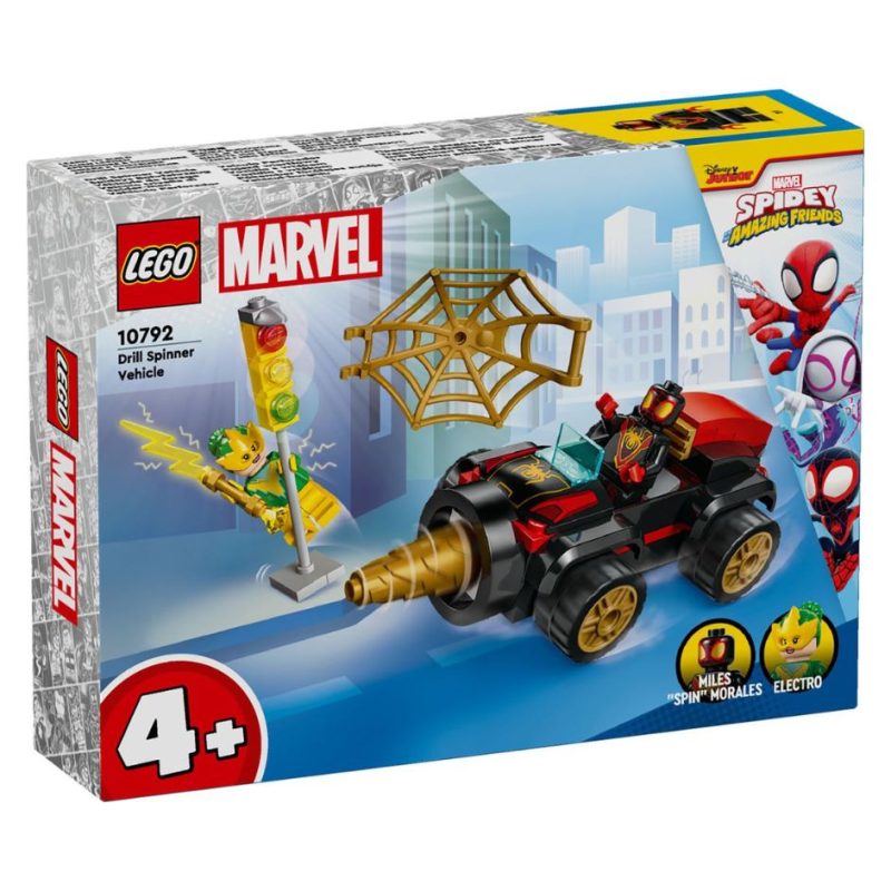 Lego Marvel 10792 Spidey Drill Spinner Vehicle