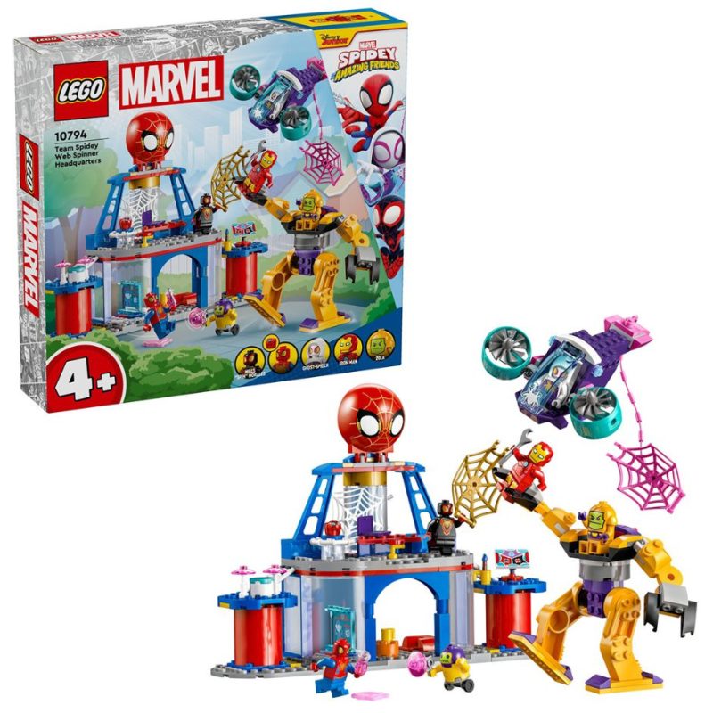 Lego Marvel 10794 Team Spidey Web Spinner Headquarters