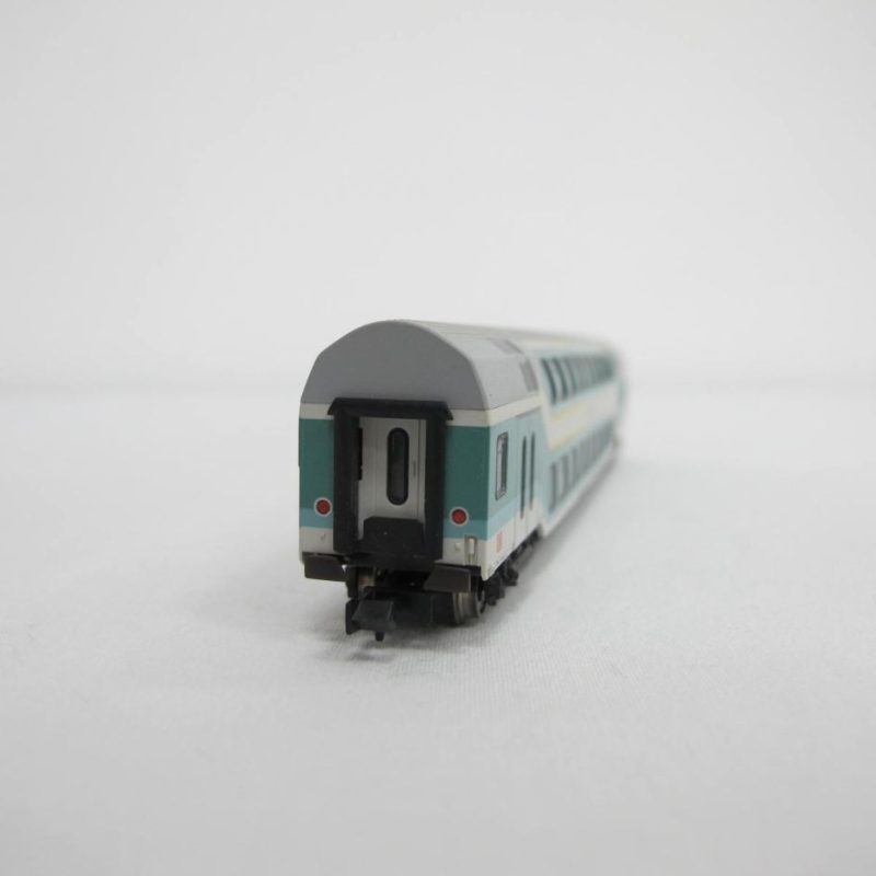 Double-decker coach 1st/2nd class (Görlitz design), type/design DABz 756, 4-axle, turquoise/white Munich main station - Image 7