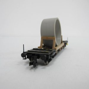Low loader wagon with concrete tube type Uis 632 - Image 3