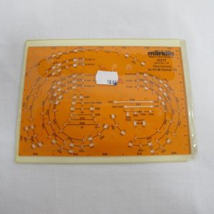 Overhead line template K+M rails