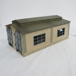 Engine shed for 2 tracks sheet metal from 1952