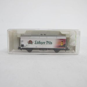 Refrigerated wagon (beer wagon), type Ichs, 2-axle, white, 'Lübzer-Pils' - Image 11