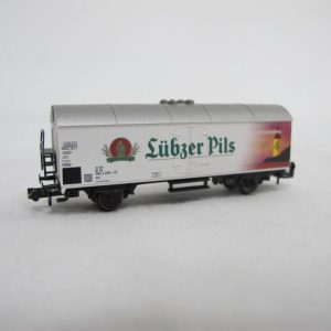 Refrigerated wagon (beer wagon), type Ichs, 2-axle, white, 'Lübzer-Pils' - Image 5