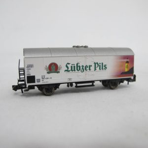 Refrigerated wagon (beer wagon), type Ichs, 2-axle, white, 'Lübzer-Pils' - Image 7