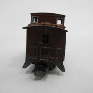 USA caboose, tin body, Aufschrfit A.T. & S.F. 1951 . - Image 5