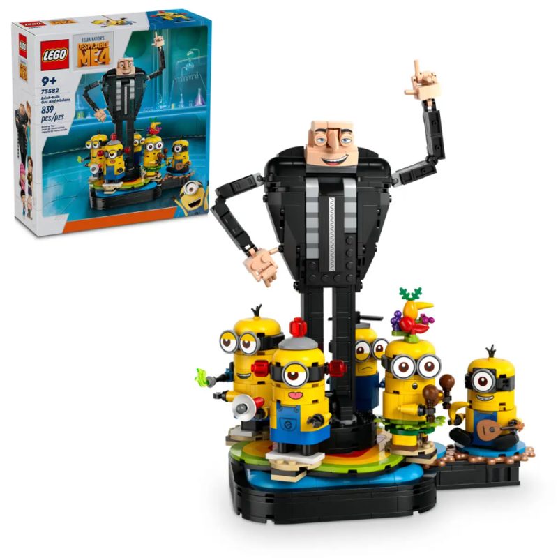 LEGO Minions 75582 - Brick-Built Gru and Minions