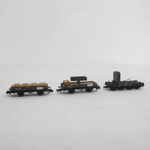 Wagon set with a crane wagon with 90 t steam crane, 6-axle, a counterweight wagon, 4-axle, and two crane protection wagons, each 2-axle - Image 12