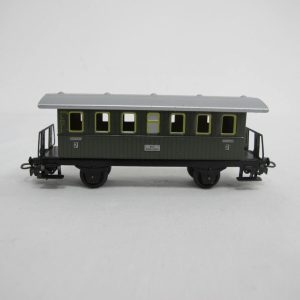 Tin passenger car green - Image 3