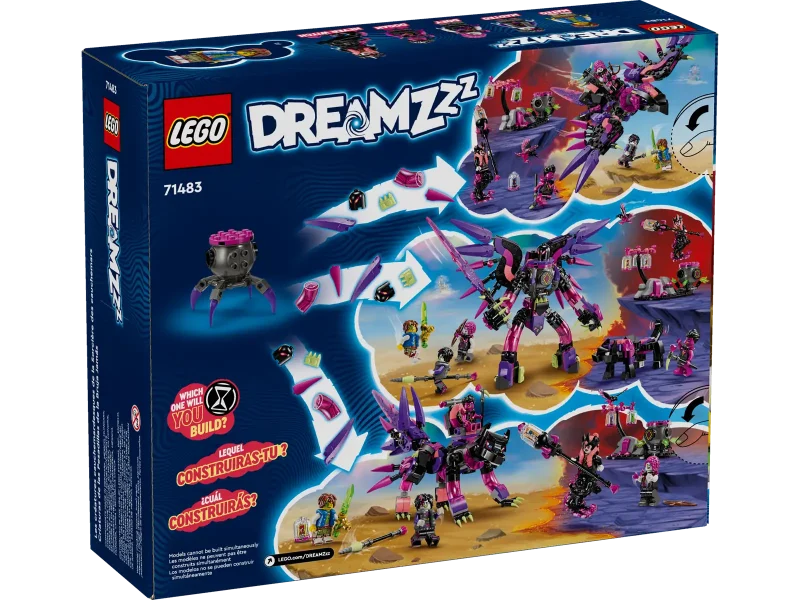 LEGO Dreamzzz 71483 The Never Witch's Nightmare Creatures box