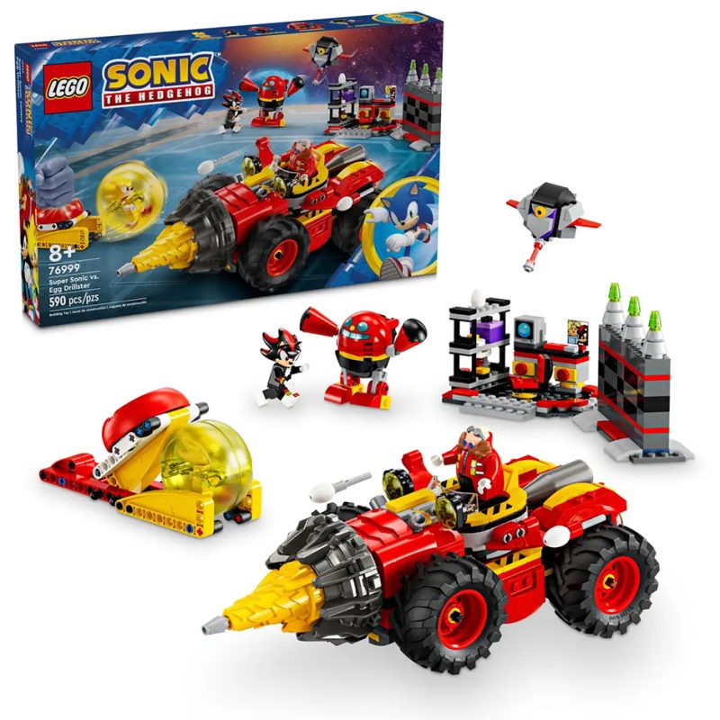 LEGO 76999 Sonic the Hedgehoc Super Sonic vs. Egg Drillster