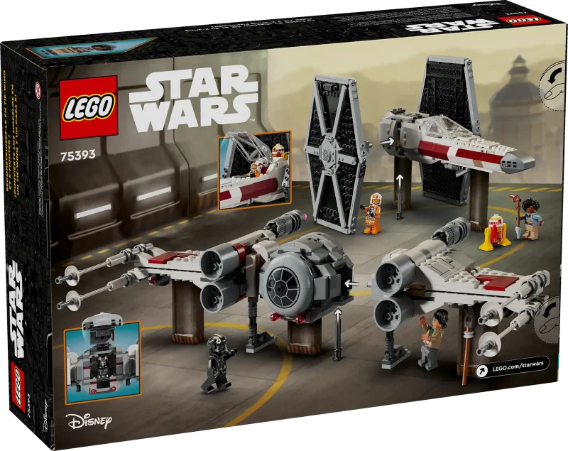 LEGO Star Wars 75393 TIE Fighter & X-Wing Mash-up box