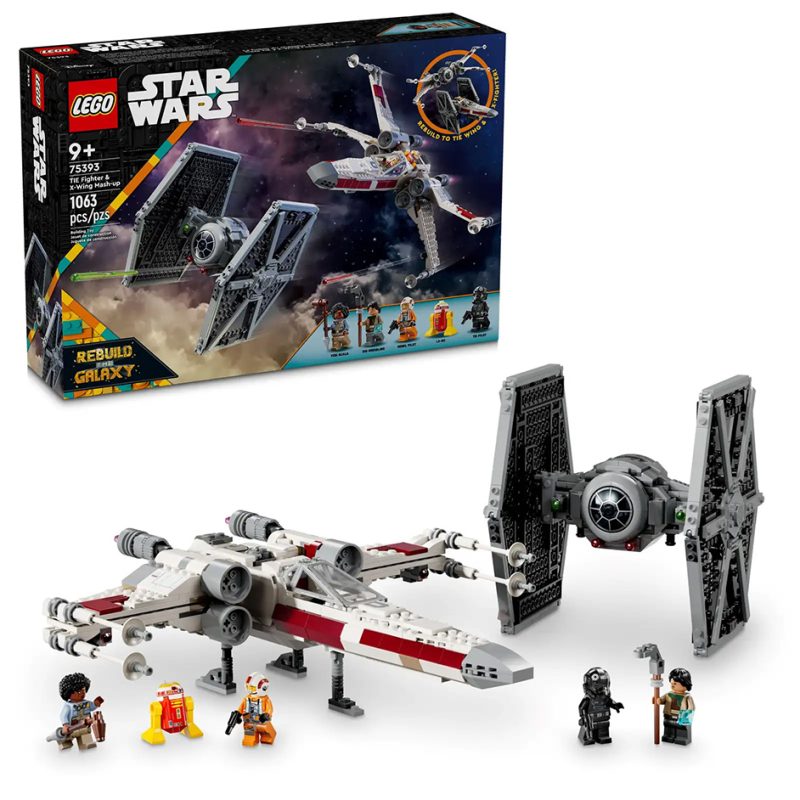 LEGO Star Wars 75393 TIE Fighter & X-Wing Mash-up