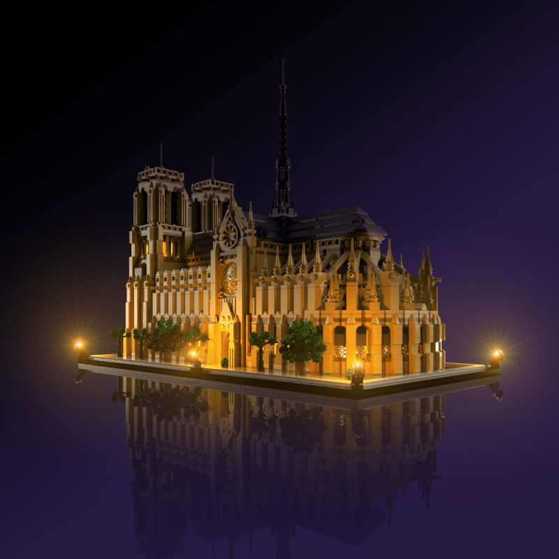 Light My Bricks 2.0 Light Kit for LEGO 21061 Notre-Dame de Paris