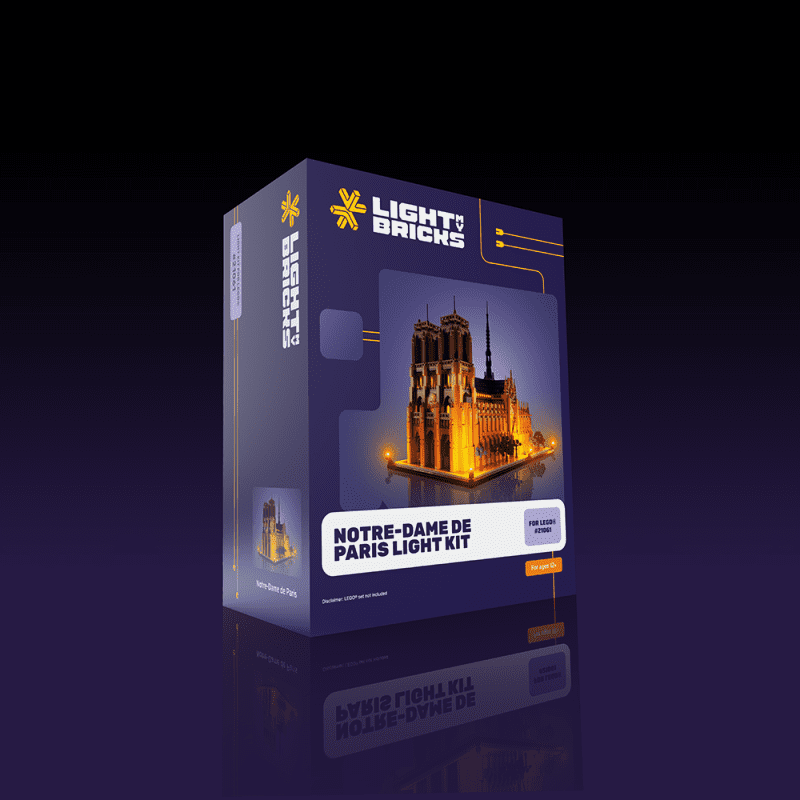 Light My Bricks 2.0 Light Kit for LEGO 21061 Notre-Dame de Paris box