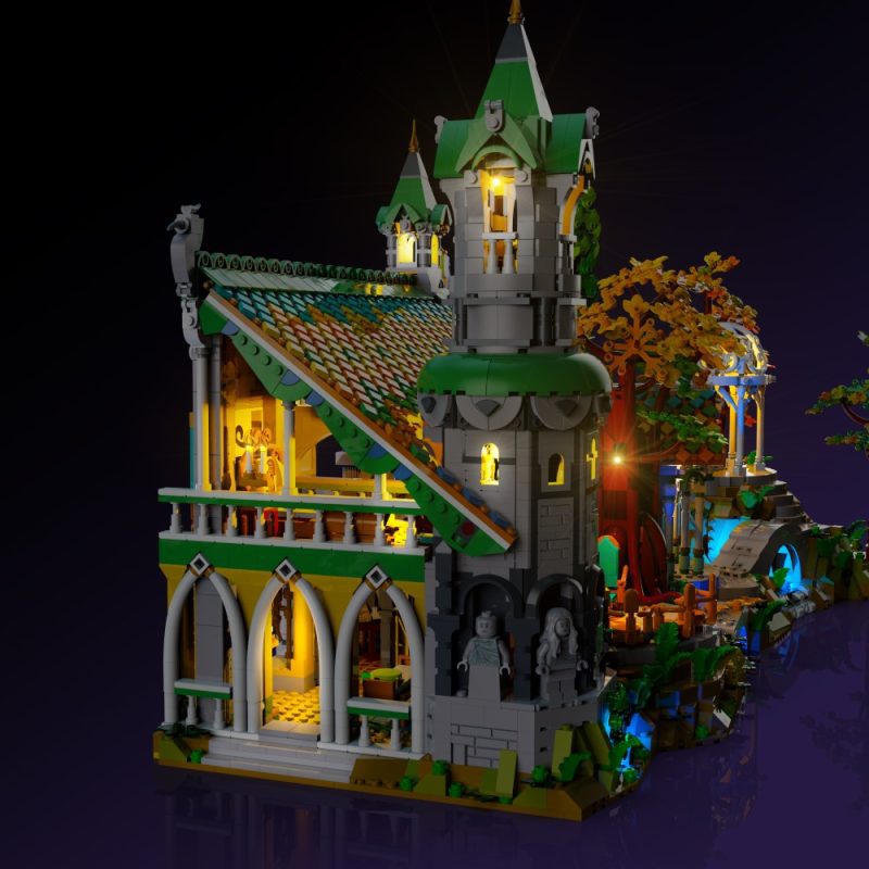 Light My Bricks Light kit for LEGO 10316 THE LORD OF THE RINGS RIVENDELL