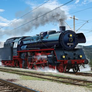 Standaard-sneltreinlocomotief bouwserie 03 met ten - Image 5