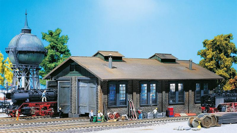 Engine shed, 2-stall