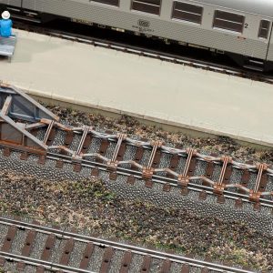 2 buffer stops with scissor brakes - Image 3