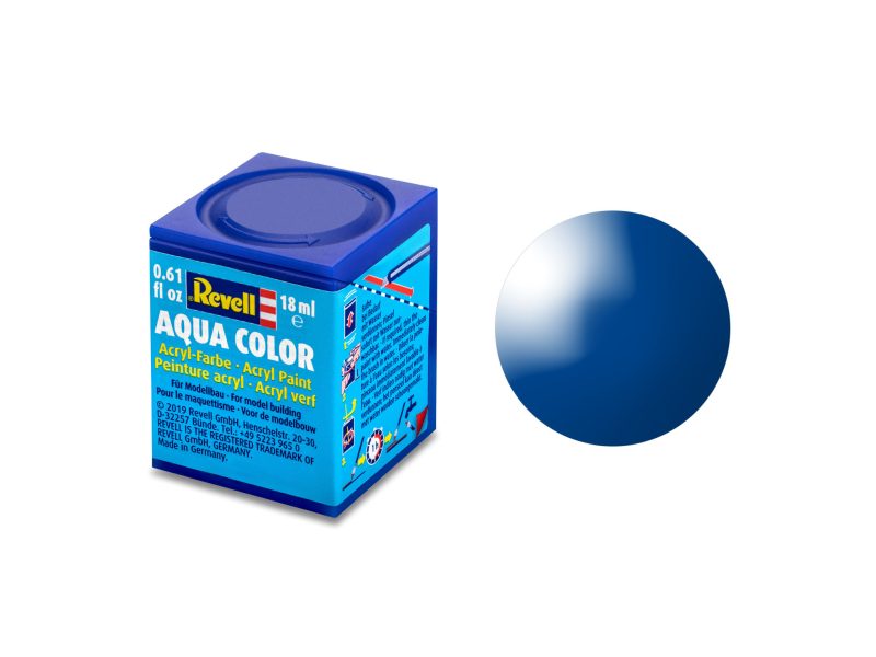 blue, glossy RAL 5005 Aqua Color 18 ml