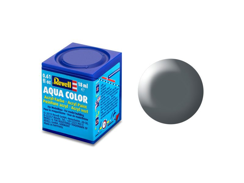 Dark grey, silk matt Aqua Color 18 ml