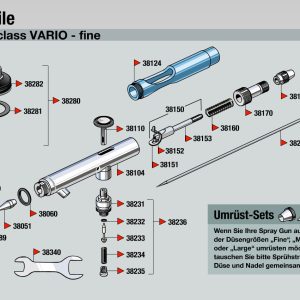 Airbrush spray gun ‘Vario’ Master Class - Image 4