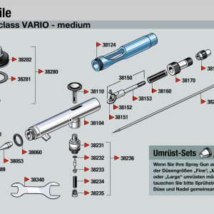 Airbrush spray gun ‘Vario’ Master Class - Image 5