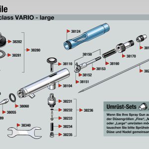 Airbrush spray gun ‘Vario’ Master Class - Image 6
